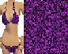Purple Cheetah Bikini