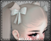 ✮ White Hair Bows