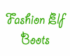 Fashion Green Elf Boots