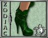 Green Velvet boots