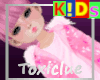 [Tc] Kids Fur Coat Pink