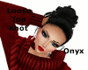 Loose top knot - Onyx