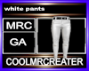white pants