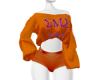 ORNG OFF SHOULDER SMS