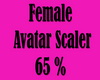 Female Avatar Scaler 65%