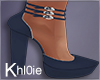 K Fall blue heels