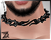 !R LIT Black Choker