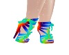 rainbow fade heels