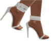shoes strap heel white s