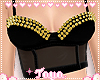 T♡ Gold Studded Corset