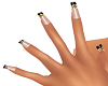 Gold Nebulix Nails