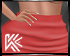 K<- Slinky Skirt - Red