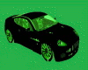 Glow Acid Green Car