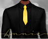 Black Suit Lemon Tie +