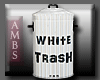 White Trash can