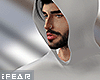 ♛Fear White Hoodie