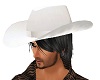 White Cowboy Hat/hair
