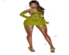 Pistachio bows dress UA Pistachio bows dress UA