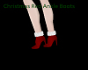 Christmas Red Ankle Boot