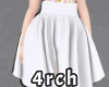 ` Skirt White