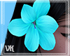 ᘎК~turquoise flower-R