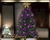 Christmas tree purple