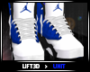 |U| Blue & White Jordans