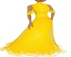 yellow heart dress