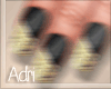 ~A: Gold Leaf Nails