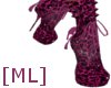 [ML] Leopard Purp Boots