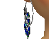 peacook earrings