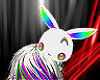 ~N~ Rainbow White Bunny