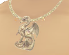 golden dragon necklace  