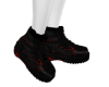 "V" shoes blood