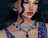 Q! Blue Chocker Set