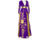 cK  Gown Purple Gold