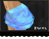 [Z] Blue Mini Skirt