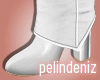 [P] City white boots