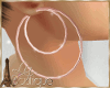 GOLDEN PINK HOOP