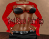 Red Black Flair Top