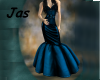 Goth Teal Gown