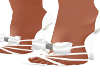 Linns BLK/White Heels