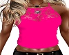 LACE HOT PINK TOP