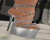 STRAPPY SILVERY HEELS