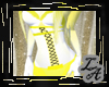 [LA] Yellow white corset