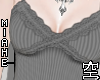空 Top Cute Grey 空