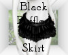 Black Ruffled Mini Skirt