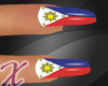 X* PHILIPPINE Flag Nails