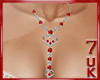 !7UK Red Val Necklace