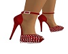 red elegant heels